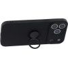Case Ring Silicone Apple Iphone 17 /black/ OEM