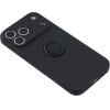 Case Ring Silicone Apple Iphone 17 /black/ OEM