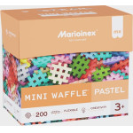 Marioinex Mini Waffle Building blocks, 200 Pieces In Pastel Colours - (908396)