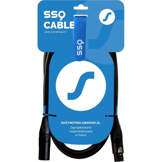 Sound Station Quality (SSQ) Ssq DMX5 Cable Xlr Male - Xlr Female 5 m Black - (SS-1841)