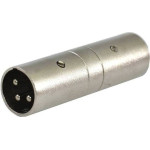 Sound Station Quality (SSQ) Ssq HA13 Adapter Xlr Male - Xlr Male Chrome - (SS-1853)