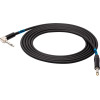 Sound Station Quality (SSQ) Ssq JMPJMK4 Cable Jack Mono - Jack Mono (90 Degree angle) 4 m Black - (SS-1469)