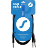 Sound Station Quality (SSQ) Ssq JSJM2 Cable Jack Stereo - 2x Jack Mono 2 m Black - (SS-1453)