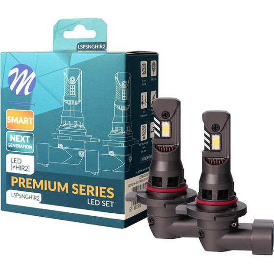 M-Tech - ������ Led H15 ����� Premium Smart Series �� Canbus ��� CSP3570, ���� ����������� 12V, ���� ��� 35W, ����������� ��� 5000lm ��� ����� 6000K, ��� ������� �� ����������� - 2 ���. (LSPSNGHIR2/MT) - (LSPSNGHIR2)