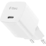 ttec SmartCharger GAN 45W PD Travel Fast Charger White - (2SCG45B)