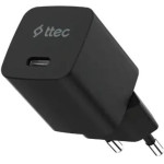 ttec SmartCharger GAN 45W PD Travel Fast Charger Black - (2SCG45S)