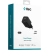ttec SmartCharger GAN 45W PD Travel Fast Charger Black - (2SCG45S)
