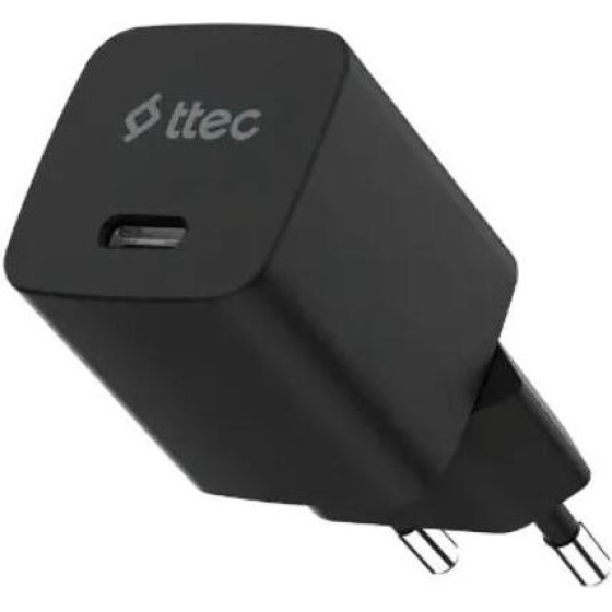 ttec SmartCharger GAN 45W PD Travel Fast Charger Black - (2SCG45S)