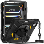 Crong Defender Plus - Rugged Case Ipad Pro 11'' M5 (2025) / M4 (2024) (Black) - (CRGDPIPDP11BLK)