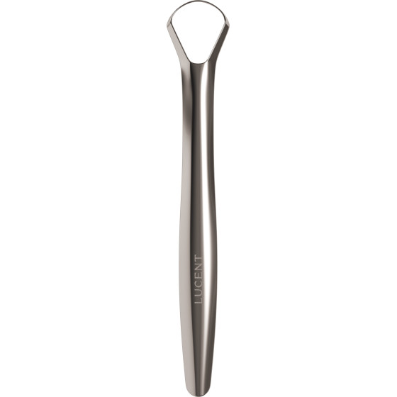Be Lucent Beam Tongue Scraper, Silver - (10811)