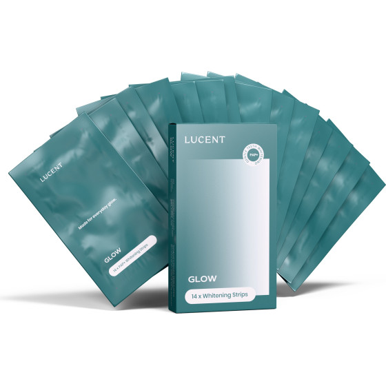 Be Lucent Glow Whitening Strips, Transparent - (10911)