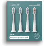 Be Lucent Prism Sonic Toothbrush Heads 4 Pack, Multicolor - (10492)