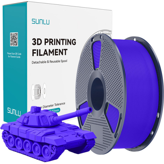Sunlu PLA+ ���� ���� ������ ��������� - (PLA+ H-S Blu)