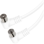 Vivanco Antenna Cable Angle 90dB White 1.5m - (VANCABMF15090W)