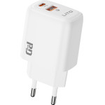 Lito - Wall Charger (LC28) - Type-C, USB, PD20W, Charge, Pc Fireproof, 5V/3A - White