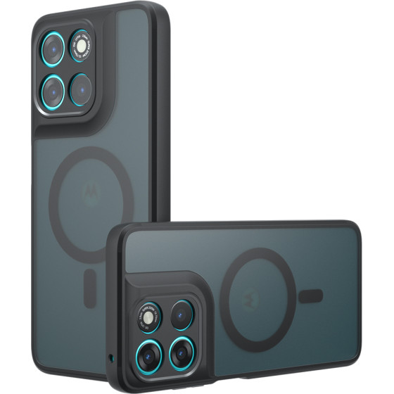 Techsuit - Purefrost Magsafe - Motorola Moto G77 / G67 - Frosted Black