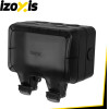 Izoxis Double External Socket 17x11x10cm - (19013-0)