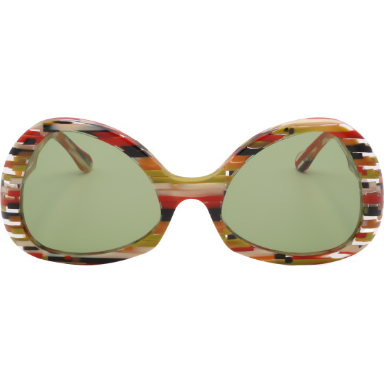 Marni Sunglasses P1R (55/11/14) - (Anu Ohia STRIPES)