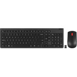 Lenovo Keyboard Mouse Included Universal Rf Wireless Qwerty Us English Black - (4X31N50746)