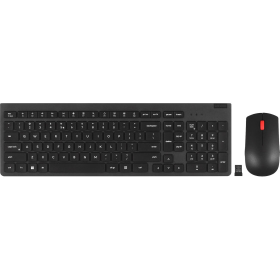 Lenovo Keyboard Mouse Included Universal Rf Wireless Qwerty Us English Black - (4X31N50746)