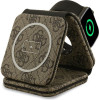Guess Pu 4G Magsafe Wireless Charger 3v1 Brown - (GUFWC4GEMW)