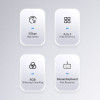 Orico Hub USB3.1 Type-C 4 Port - 4 x USB3.0 White, Audio/Mic x 1 - (YS4-C3-03-WH-BP)