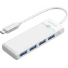 Orico USB3.1 Hub Type-C - 4 x USB3.0 - PAPW4A-C3-015-Wh - (PAPW4A-C3-015-WH-EP)