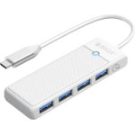 Orico USB3.1 Hub Type-C - 4 x USB3.0 - PAPW4A-C3-015-Wh - (PAPW4A-C3-015-WH-EP)