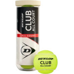 Dunlop - Club All Court Tennis Balls 3 Pcs (yellow) - (4556618199)