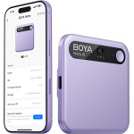 BOYA Notra Voice Recorder With Ai Transcription - Purple Notra,Purple - (BOYA Notra Purple)
