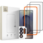 Tech-Protect Easy Set+ 3-Pack Tempered Glass For Samsung Galaxy S26 Ultra - Black - (29568-0)