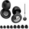 Tech-Protect Quietfit Silicone Earplugs With Acoustic Filter - Black - (29918-0)
