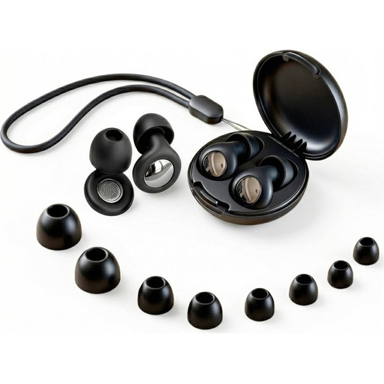 Tech-Protect Quietfit Silicone Earplugs With Acoustic Filter - Black - (29918-0)