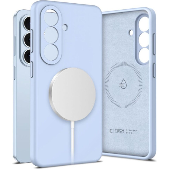 Tech-Protect Silicone Magsafe Case For Samsung Galaxy S26 - Blue - (29929-0)
