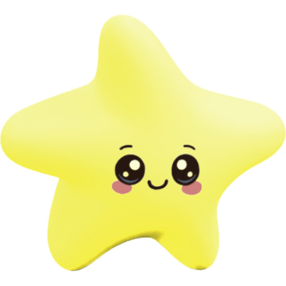 SBS Nightlight With Three Levels Brightnes Star - (LUNIGHTSTAR)