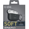 SBS Silicone Case Airpods 3 Pro Black - (TEAPPRO3SILK)