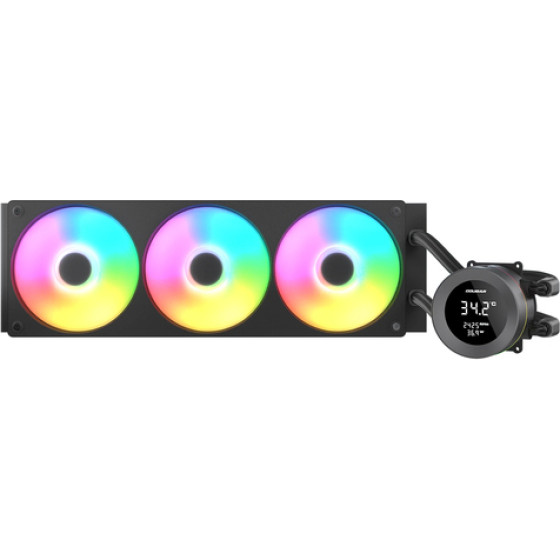 Cougar Poseidon Vistek 360 120mm Socket AM4/AM5/1700/1200 Argb Black - (3MPVA360.0001)