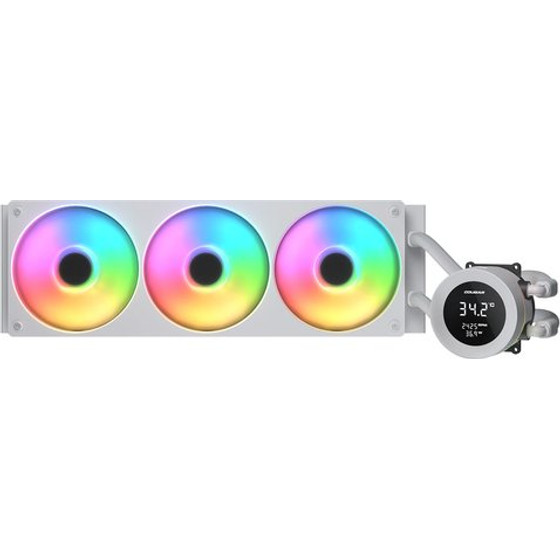 Cougar Poseidon Vistek 360 120mm Socket AM4/AM5/1700/1200 Argb White - (3MPUA360.0002)