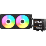 Cougar Poseidon Vistek Pro 240 120mm Socket AM4/AM5/1700/1200 Argb Black - (3MPVP240.0001)