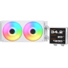 Cougar Poseidon Vistek Pro 240 120mm Socket AM4/AM5/1700/1200 Argb White - (3MPVP240.0002)