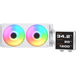 Cougar Poseidon Vistek Pro 240 120mm Socket AM4/AM5/1700/1200 Argb White - (3MPVP240.0002)
