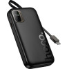 Hoco Powerbank 10000 Mah Qc Pd 20W With Retractable Cable Usb C Q51 black