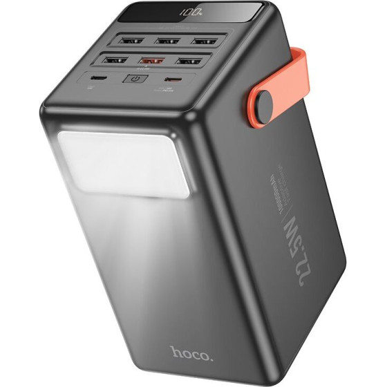 Hoco Powerbank 100000 Mah Qc Pd 2,4A 22,5W With built-In Light J142 black