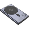 Hoco Powerbank Compatible With Magsafe 5000 Mah Qc Pd 20W Q32 Metal gray