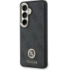 Guess Case 4G Big Rhinestone Triangle Strap Magsafe For Samsung Galaxy S26 black