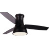 Aca Ceiling Fan Dim Mat Black 3 Blades Against Plate Timer Remote Control 22W Cct 35W - (FANRX44041B)