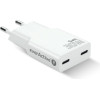 EVERACTIVE Charger 2 x USB-C Quick Charge 4+ 30W Super Slim White - (SC-385Q)