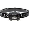MONTIS Black Headband Flashlight Led - (MT001)