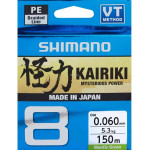 SHIMANO Braid Kairiki 8 0,060mm 150m 5,3kg M. Green - (59WPLA58R00)