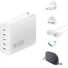 4sMarts Wall Charger Gan Flex Pro Travel 200W 4 USB-C White - (545200)